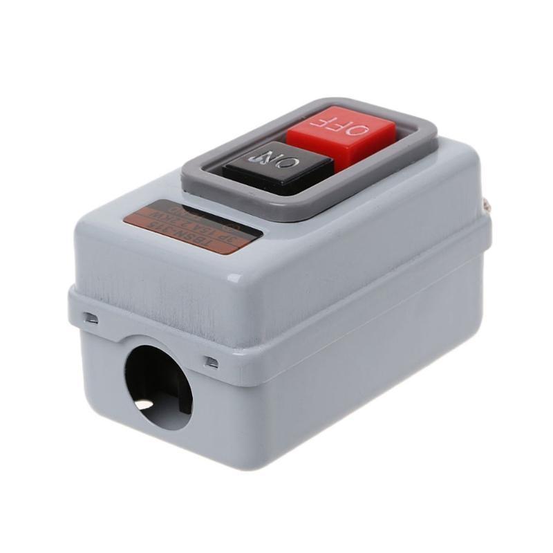 TBSN-315 AC 380V 15A 2.2KW ON/OFF 3 Phase Self-Locking Power Push Button Switch