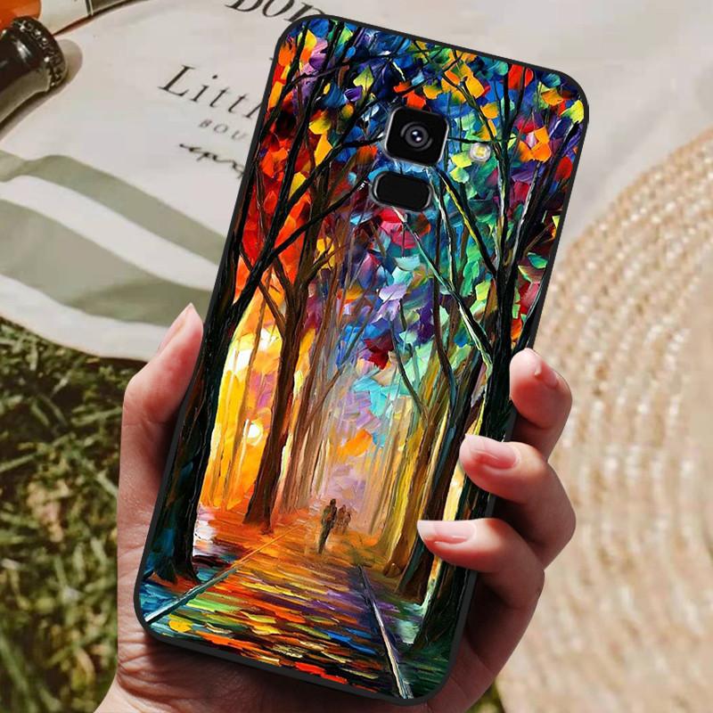 Для Samsung Galaxy A8 2018 A530 A530F Чехол Силиконовый Мягкий ТПУ Чехол для телефона Для Samsung A8 Plus 2018 A730 A730F Чехол Черный Coques