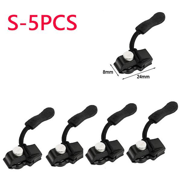 Универсальный набор для ремонта молний из 5 предметов с прочными бегунками и сменными головками