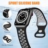 Силиконовый ремешок для Apple Watch 11 10 9 8 7 46 мм 45 мм 42 мм 41 мм Ultra 3/2 49 мм Дышащий браслет для iWatch 6 5 4 SE 44 мм