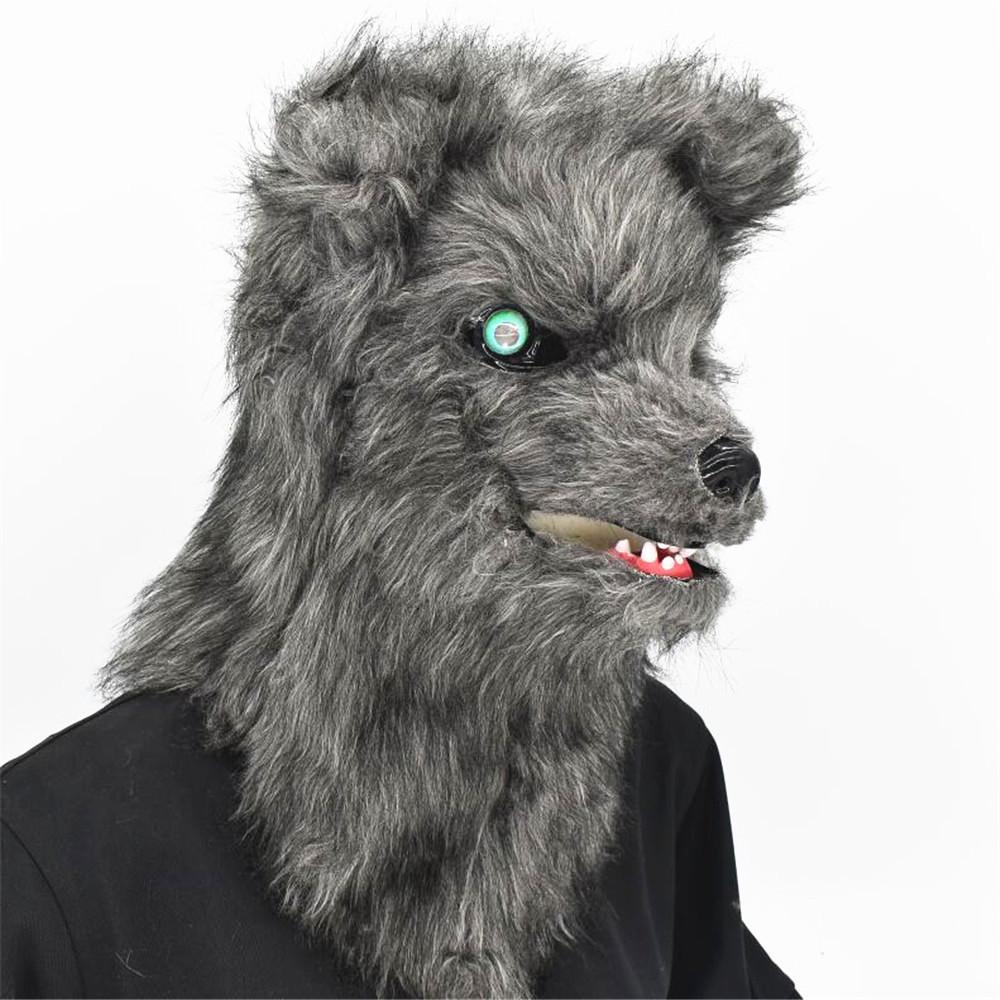 Плюшевая маска лисы. Маски с открыванием рта — забавные капюшоны для праздничных вечеринок.