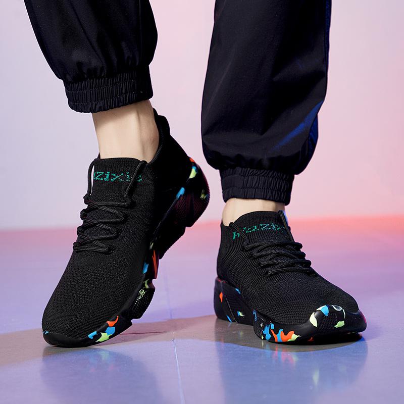 Кроссовки Lover Мужские Женские Носки Обувь Женские Большого размера Легкая обувь для ходьбы Камуфляж Студенческая обувь Дышащая Нескользящая