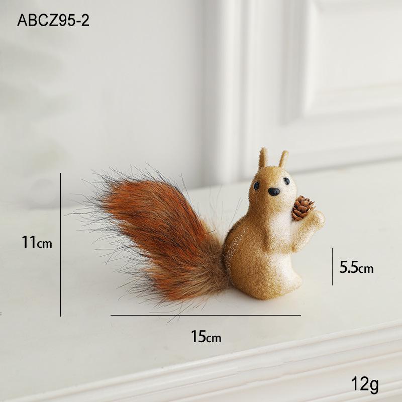 Foam Cartoon Squirrel Christmas Tree Ornament Pendant