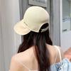 Женская шляпа в стиле рыбака, однотонная шляпа от солнца с регулируемым дизайном, летняя соломенная шляпа для рыбалки на открытом воздухе