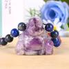 Factory-Direct BUILDFUL High Quality Natural Bead Buddha Necklace Crystal Buddha Pendant Carved Fashion Trend for Fengshui