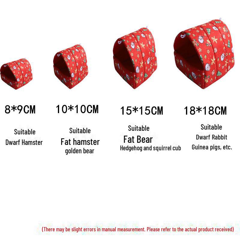 Попугай Теплый Гамак: Хлопковое гнездо из тигровой шкуры для мелких домашних животных, таких как хомяки, ежи, белки и морские свинки