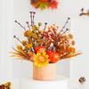 Искусственные осенние цветы Осенние горшечные растения Искусственные растения для украшения стола к урожаю Домашний офис Фермерский дом Декор на День благодарения