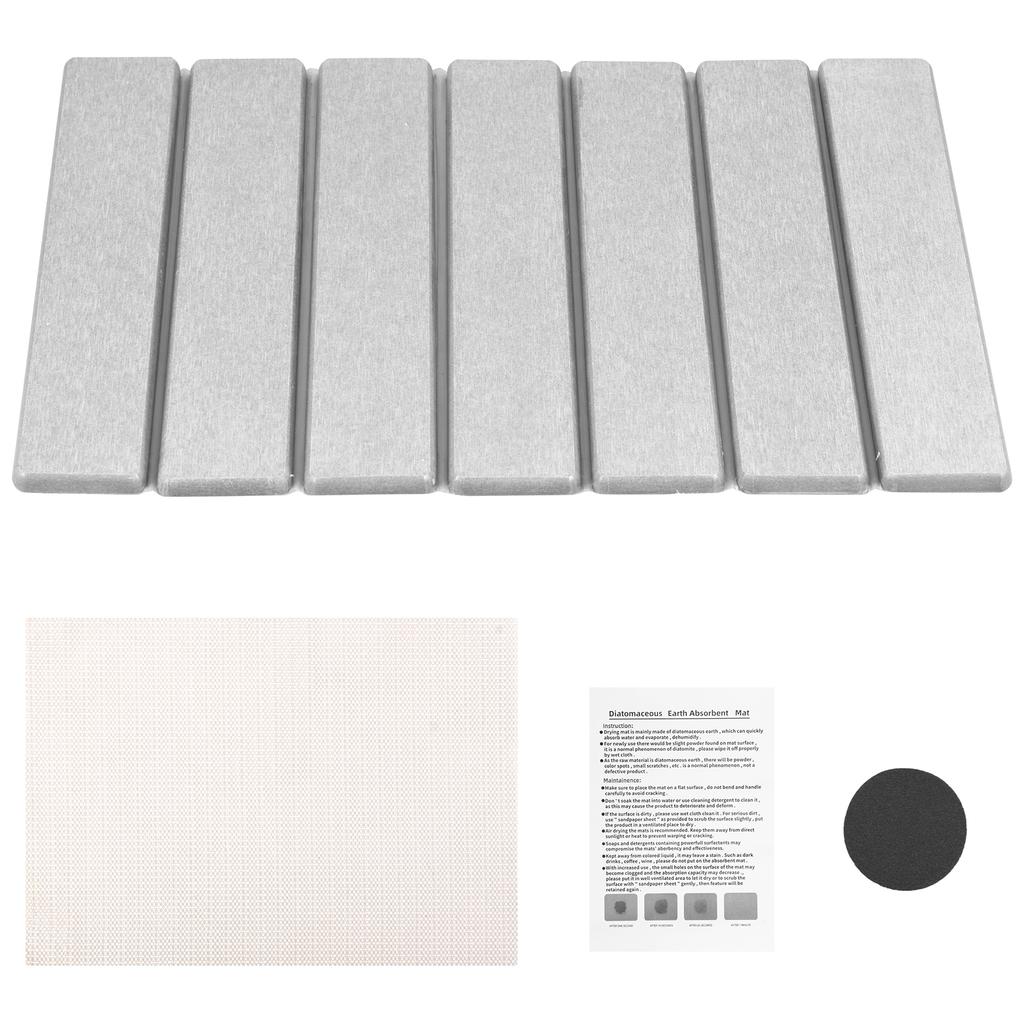 Kitchen Drying Mat Foldable Stone Dish Draining Mat Super Absorbent Mat Quick Dry Stone Drain Pad Kitchen Faucet Placemats