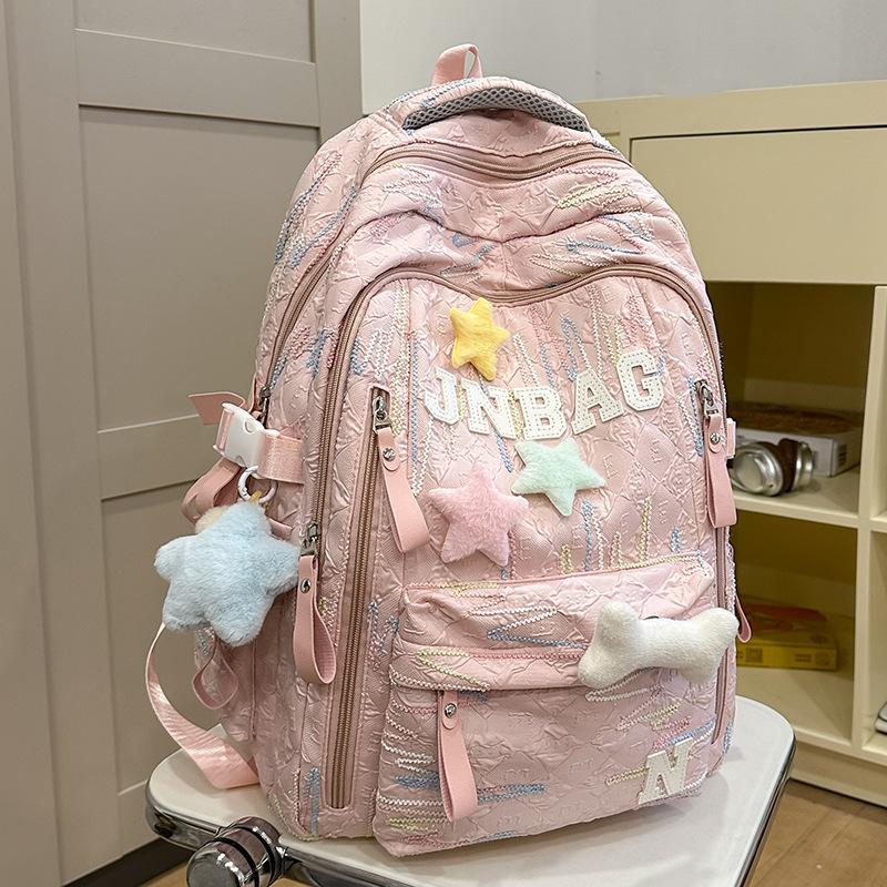 Детский школьный рюкзак, ученики начальной школы, девочки, ученики средней школы, старшеклассники, двухсекционный рюкзак высокой ценности, сумка