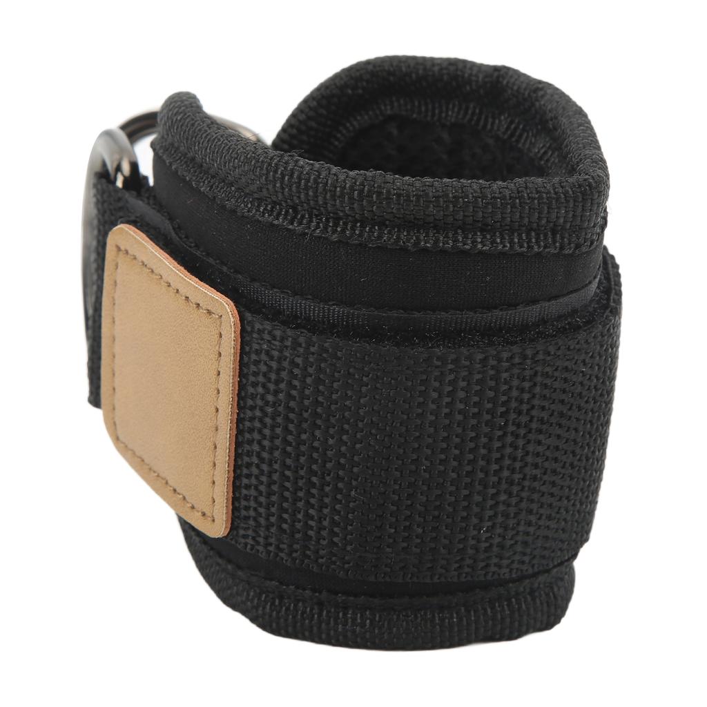 Fitness Ankle Buckle Leg Strength Trainer with Double D Rings and Rubber Straps for Men and Women