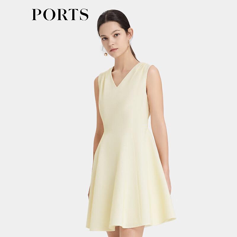 PORTS Textured Sleeveless Midi Dress