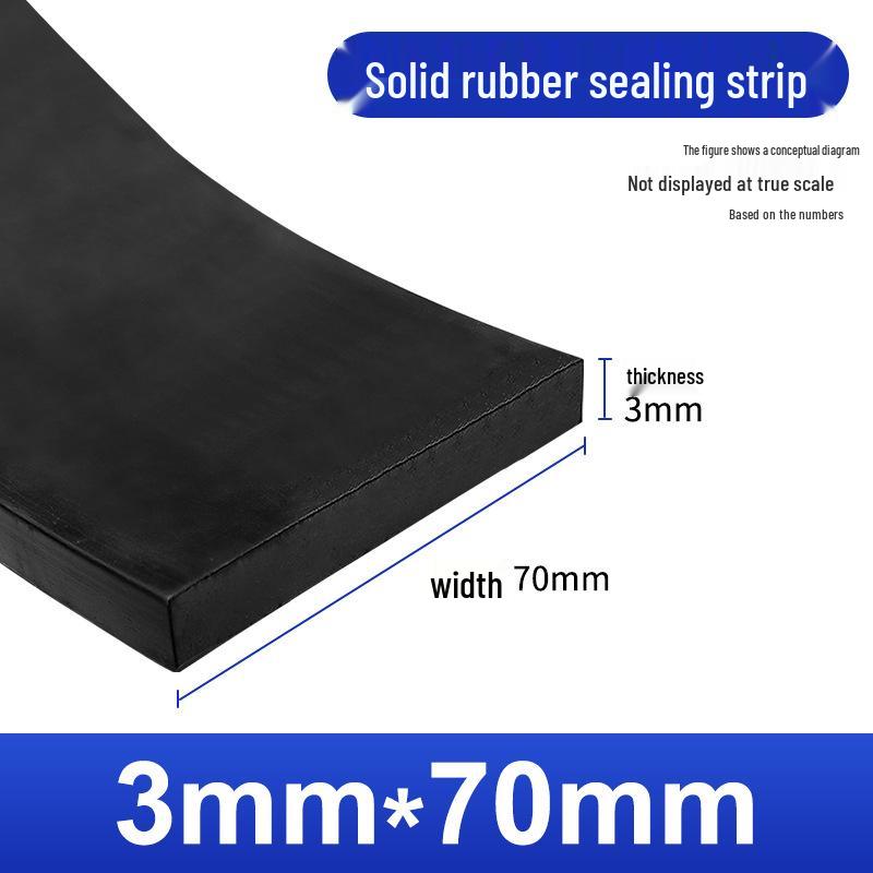 Nitrile Rubber Strip: Oil & Pressure-Resistant Shock Absorbing Glass Pad for Sealing & Joint Support