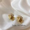 Copper Trend New Delicate 925 Silver Needle Stud Earrings Modern Jewelry Women Earrings