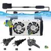 1/2/3/4/5Heads Aquarium Chiller Hangable Aquarium Air Cooling Device Fish Tank Cooling Fan  Home