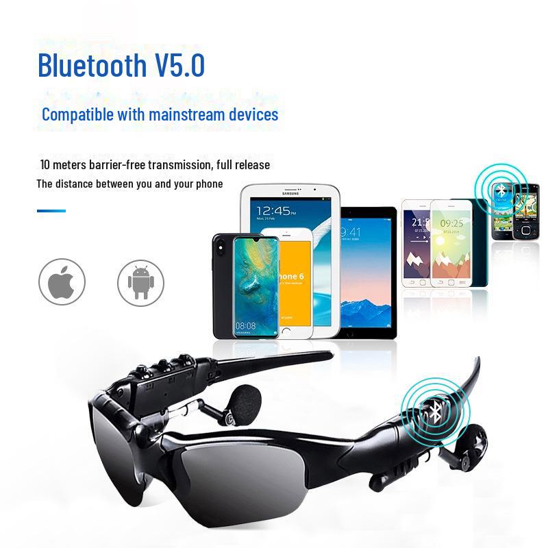 Умные солнцезащитные очки Bluetooth: Беспроводная музыка, звонки и навигация, поляризация для дня и ночи. Идеально для вождения!