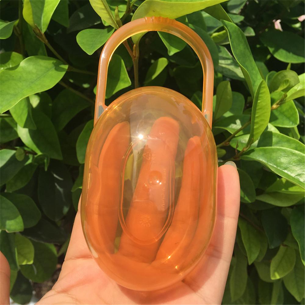 Размер S Baby Solid Pacifier Box Soother Container Holder Cacifier Box Travel Storage Case Safe Holder Pacifier Plastic Box MIT