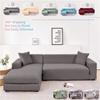 Solid Color Sofa Cover Breathable Cool Elastic Wrap Protect Sofa All Inclusive Solid Fashion Pattern Living Room Sofa Cover