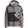 Adidas 5.10 Rain Jacket Waterproof Breathable Hooded Zip Long Sleeve Jacket Men Jacket Charcoal IK7827