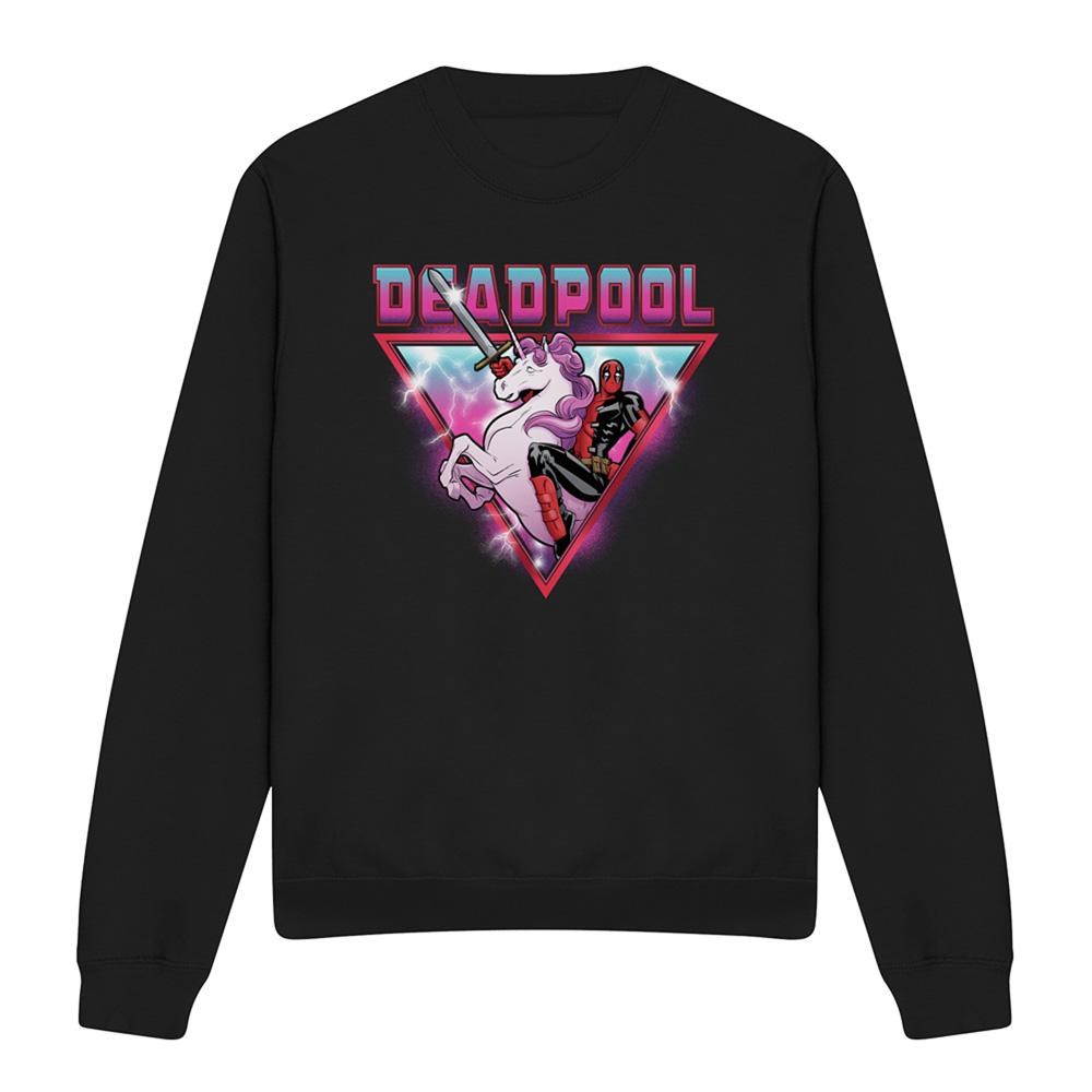 Deadpool Unisex Adult Metal Unicorn Wade Sweatshirt