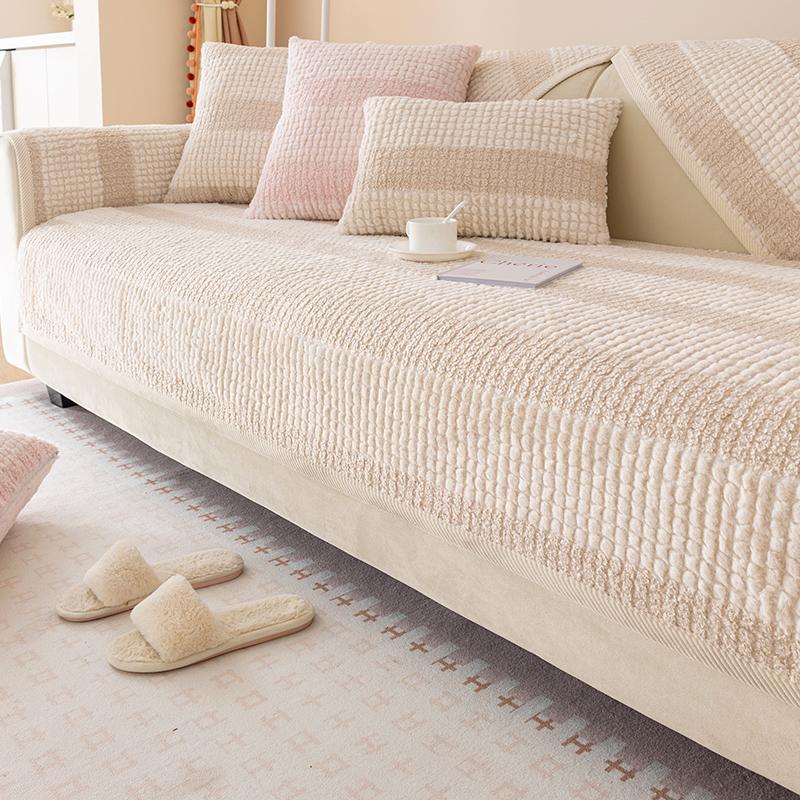Plush Sofa Towel Cover, High-end Anti-slip Sofa Cushion, Cushion Blanket, Anti-cat Scratch Sofa Cover, New Style