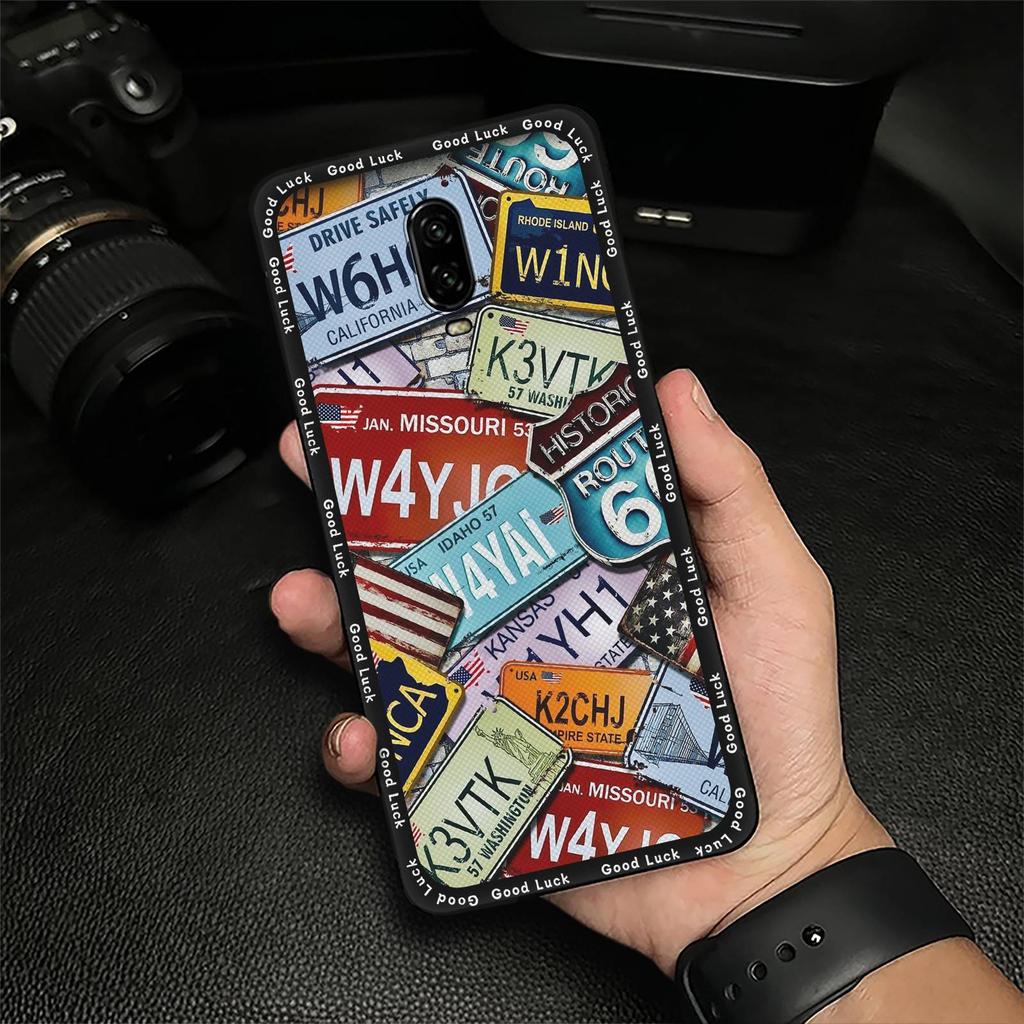 Dirt-resistant Anti-dust Phone Case For OnePlus 6T Full Wrap Anti-knock Durable Silicone Soft Case Protective TPU Cute