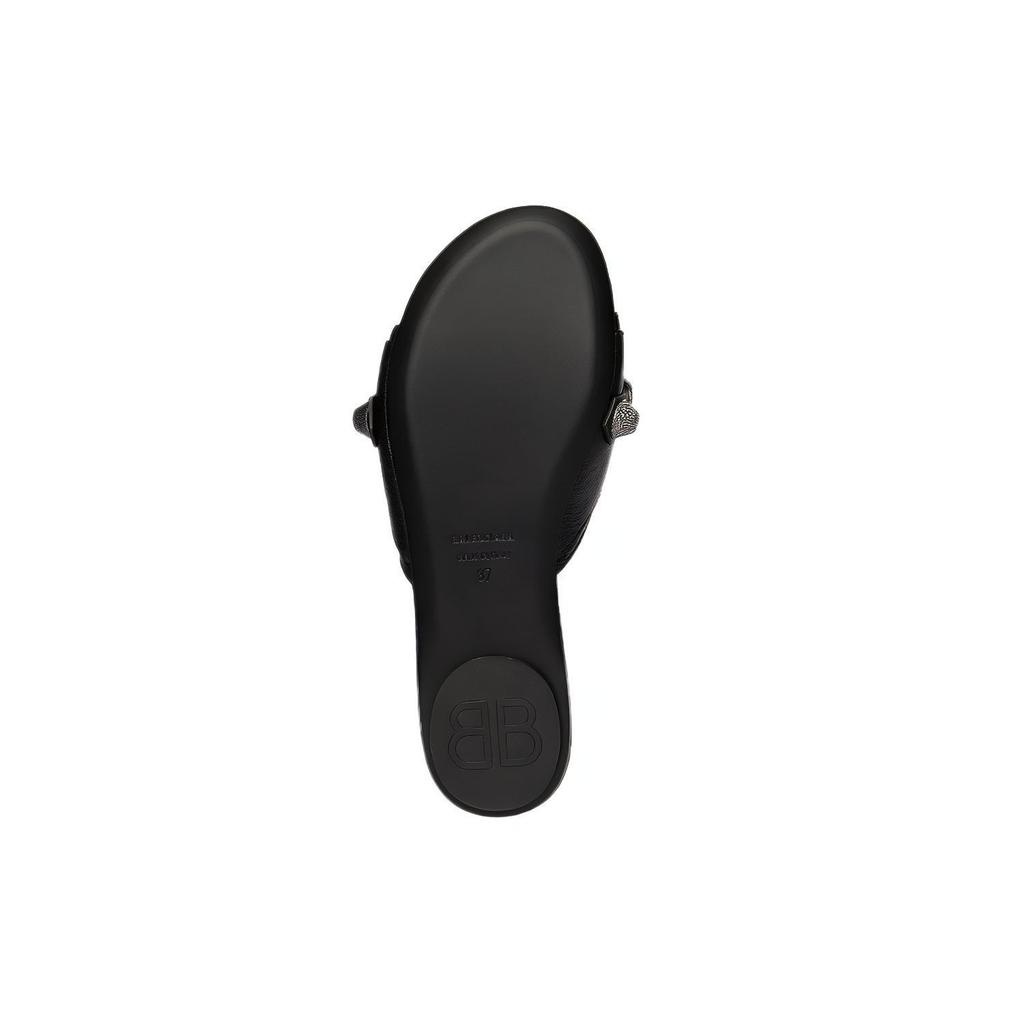 (WMNS) Balenciaga Cagole Sandals 'Black' Women's 694342WAD4E1081