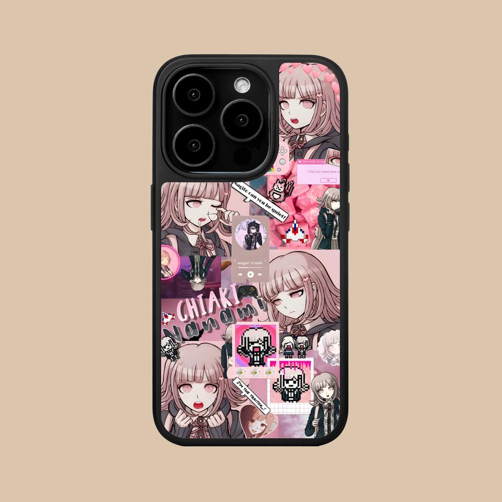 Чехол для телефона Danganronpa Чиаки Нанами для iPhone 17 16 15 14 13 12 11 Air Pro Max Plus Матовая поверхность