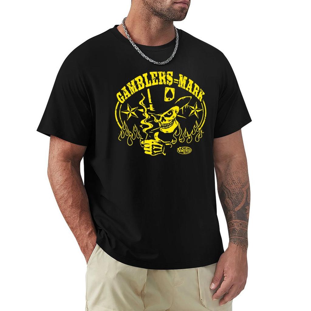 Vince Ray Gamblers Mark Tshirt Novelty Graphic Tee Shirt