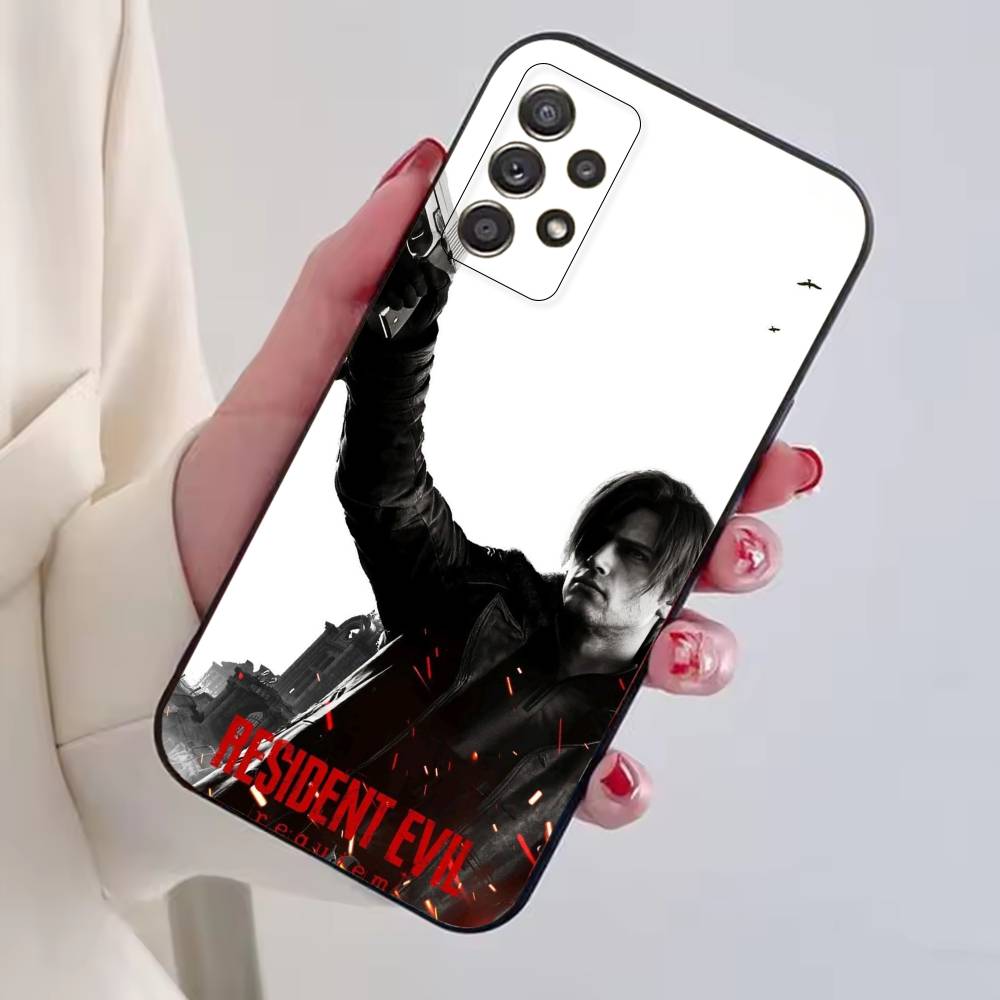 Чехол для телефона R-Residents Evil Леон Кеннеди для Samsung S25,S24,S21,S22,S23,S30,Ultra,S20,Plus,Fe, Мягкий силиконовый черный чехол