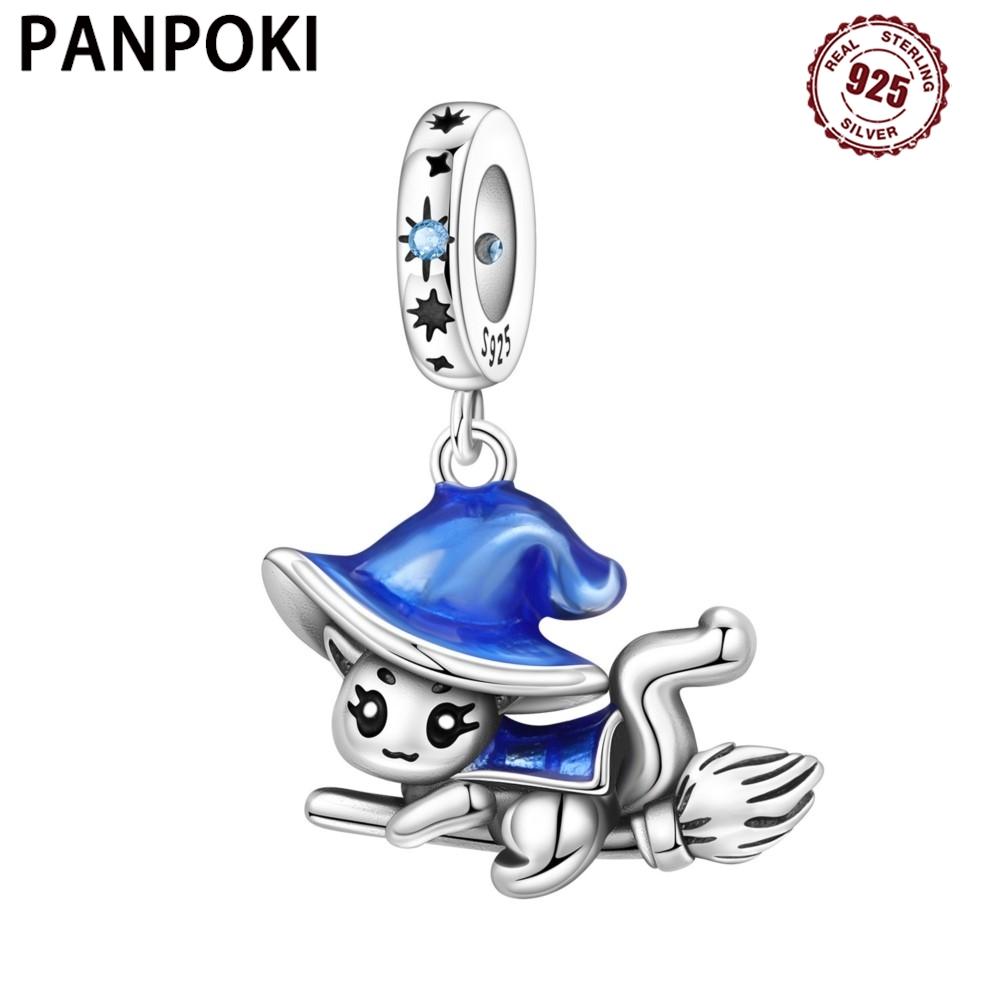 PANPOKI Медь Металл Магический Кот Домашнее Животное Животное Подвеска Бусина Компонент Компоненты Бусин Аутентичный Оригинальный Подвеска Бусина Компоненты Браслет Высокое Качество