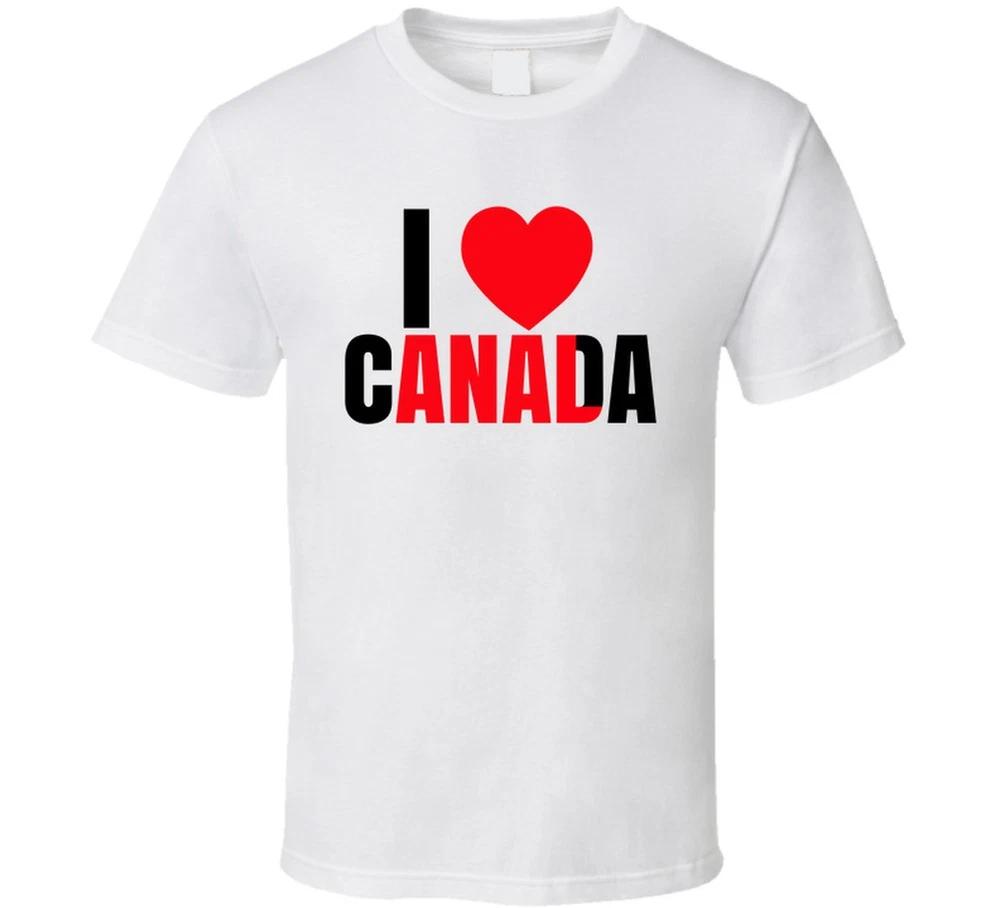 I Heart Love Canada Anal Hidden Word T Shirt