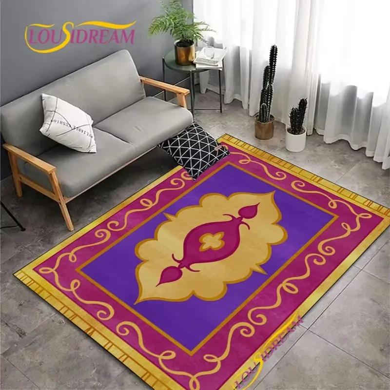 Vintage Floral Pattern Carpet for Living Room Bedroom Coffee Rug Kitchen Table Door Kids Unslip Floor Mat Birthday Gift