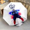 Lionel Messi: Football Legend Folding umbrella Portable Suitable for all seasons Three folds Sun umbrella Sun umbrella