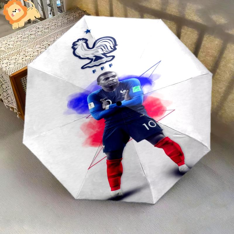 Lionel Messi: Football Legend Folding umbrella Portable Suitable for all seasons Three folds Sun umbrella Sun umbrella