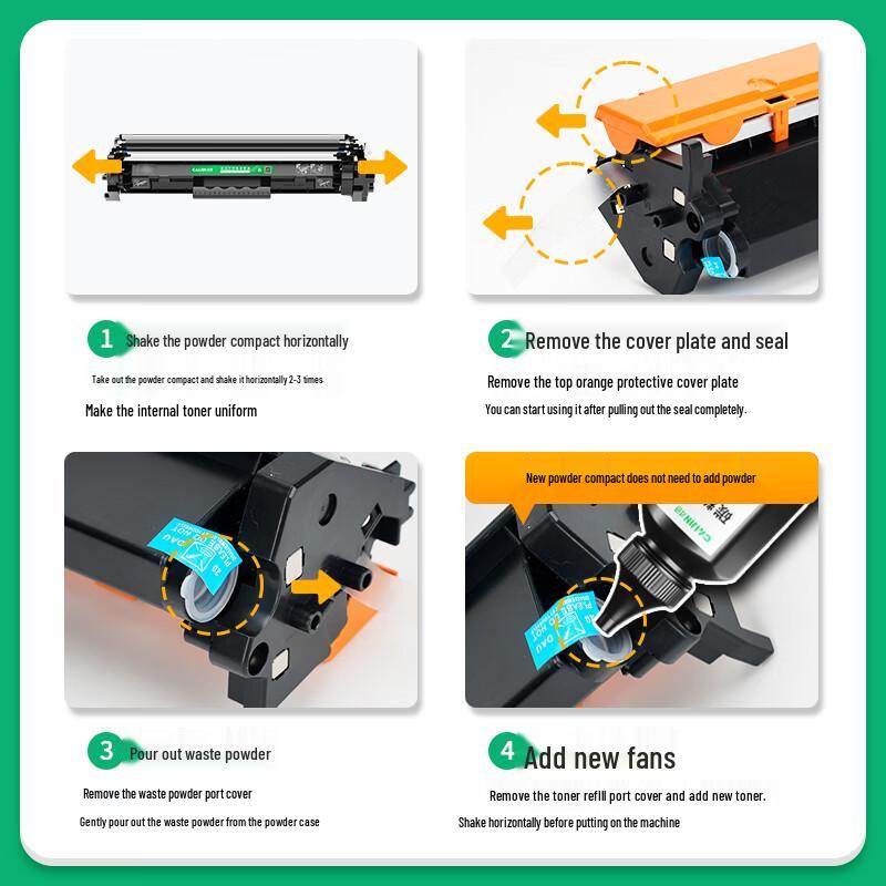 Compatible HP 17A Black Toner Cartridge
