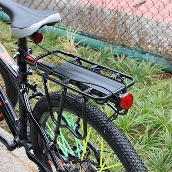 Горный дорожный велосипед Задняя полка Регулируемая Устойчивая поддержка Противоскользящая Сверхпрочная Нержавеющая сталь Велосипед Заднее сиденье Багажник Алюминиевый сплав
