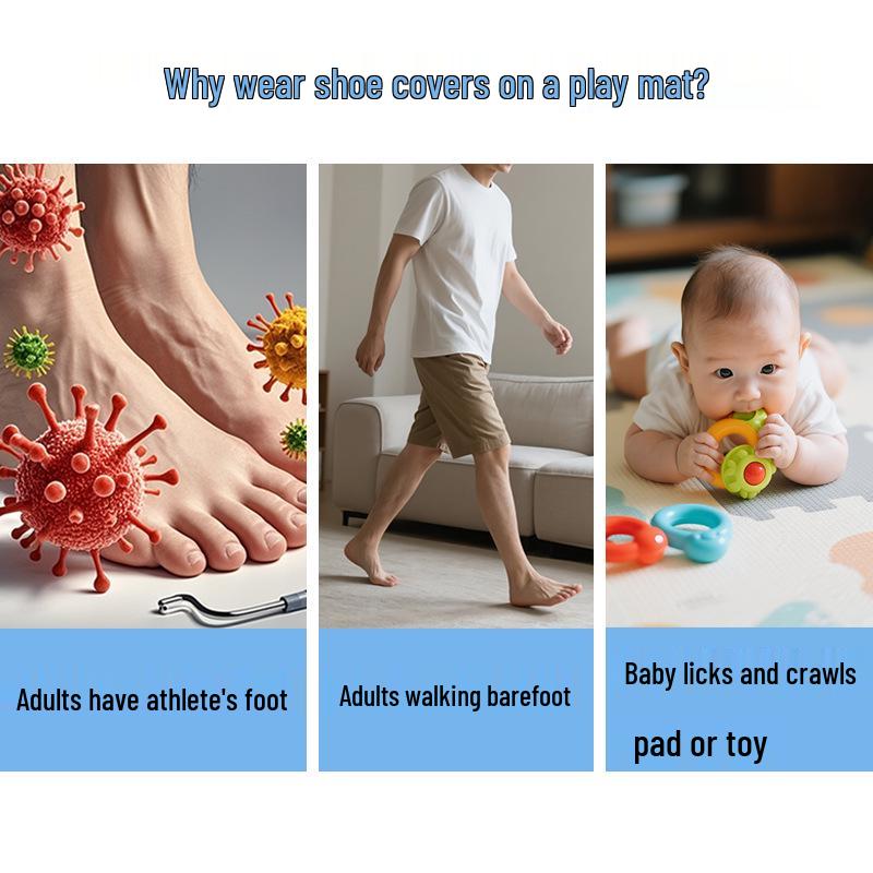 Women's Cotton Foldable Indoor Slippers - Cloth Bottom, Closed Toe, Quiet & Artful Design for All Seasons