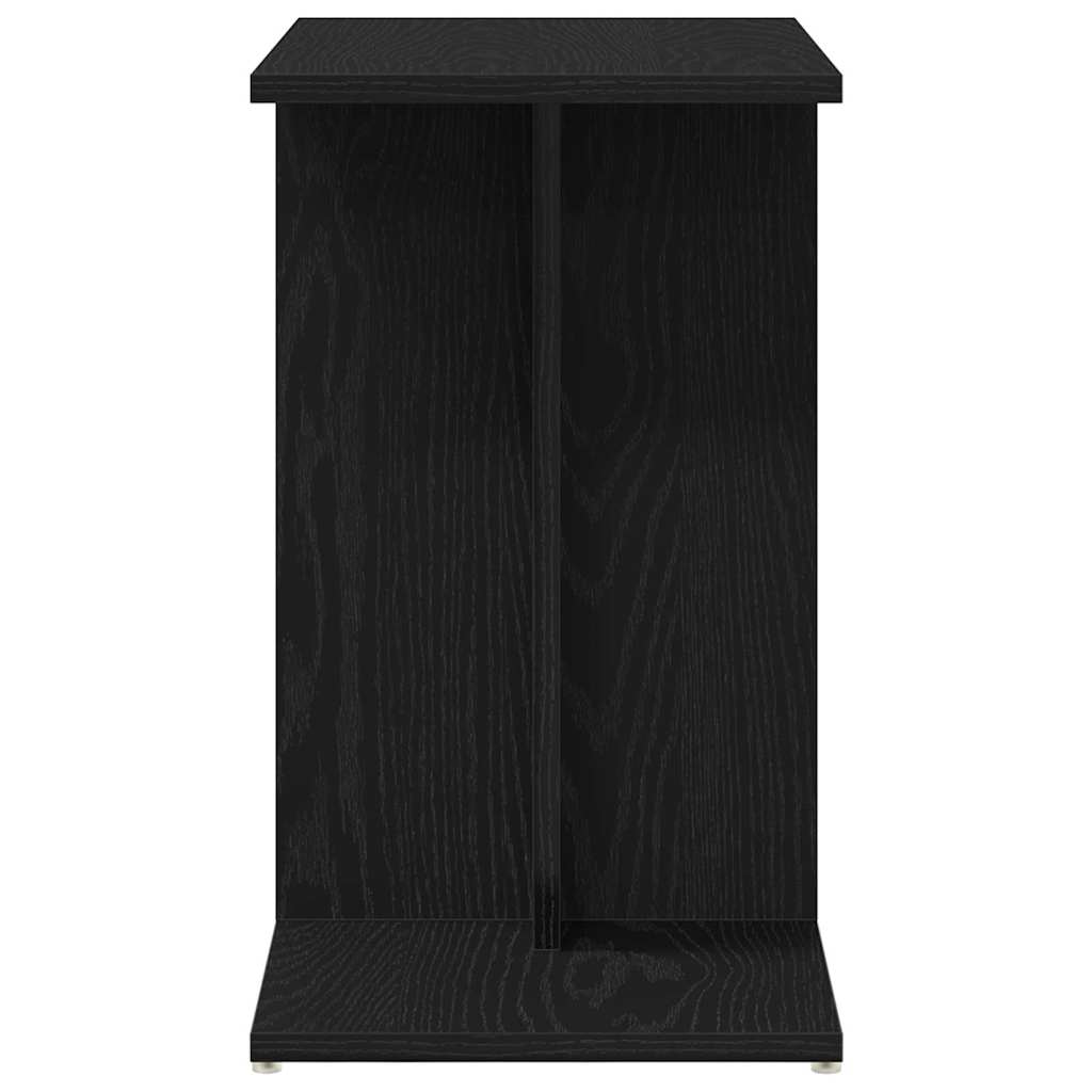 Side Table Black Oak Look 50 x 30 x 50 cm