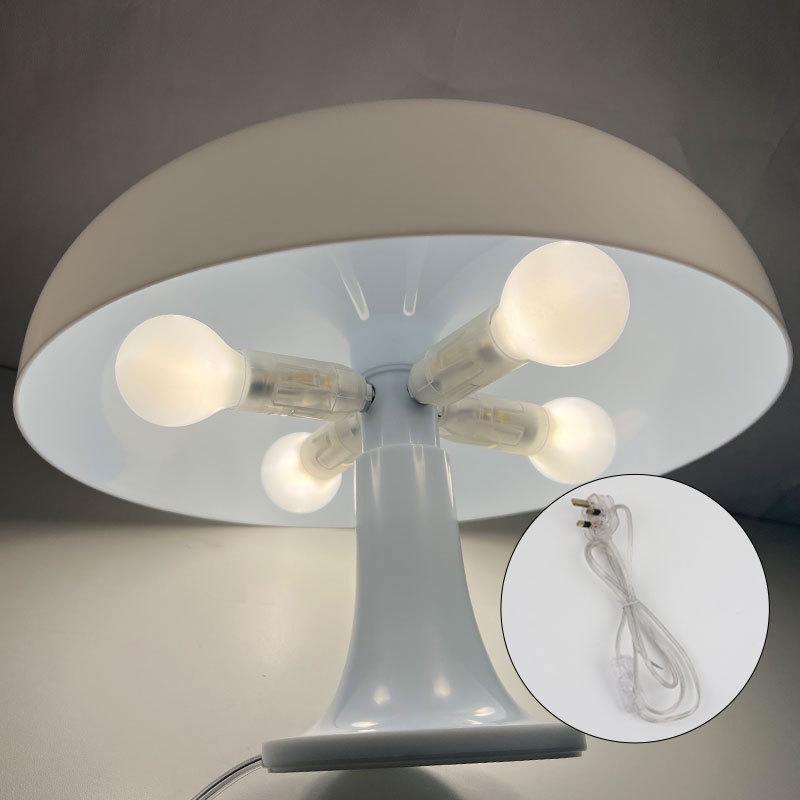 Italian Mushroom Table Lamp - Nordic Minimalist Decorative Night Light for Study & Bedroom
