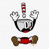 Cuphead Studio Mdhr Video Games Iron On Heat Transfer Printing Vinyl Patches Sticker for Clothes DIY Appliques Washable Patches
