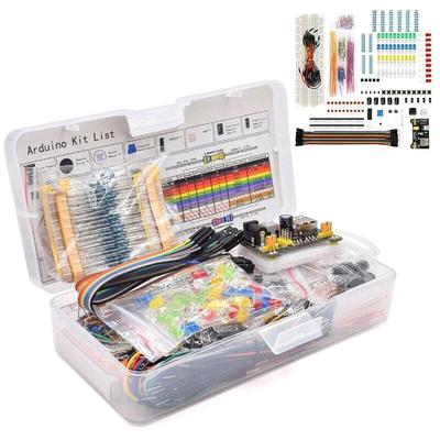 Набор для начинающих DIY-проектов для Arduino UNO R3, электронный DIY-набор, набор электронных компонентов с коробкой, макетная плата на 830 точек