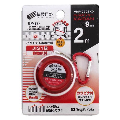 Niigata Seiki SK Mini Tape Measure, KAIDAN, 9mm Wide, 2m, JIS Standard, MMF-0902KD