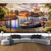 European Gulf Ports Scenery 3D Mural Wallpaper Living Room Bedroom TV Background Wall Home Decor