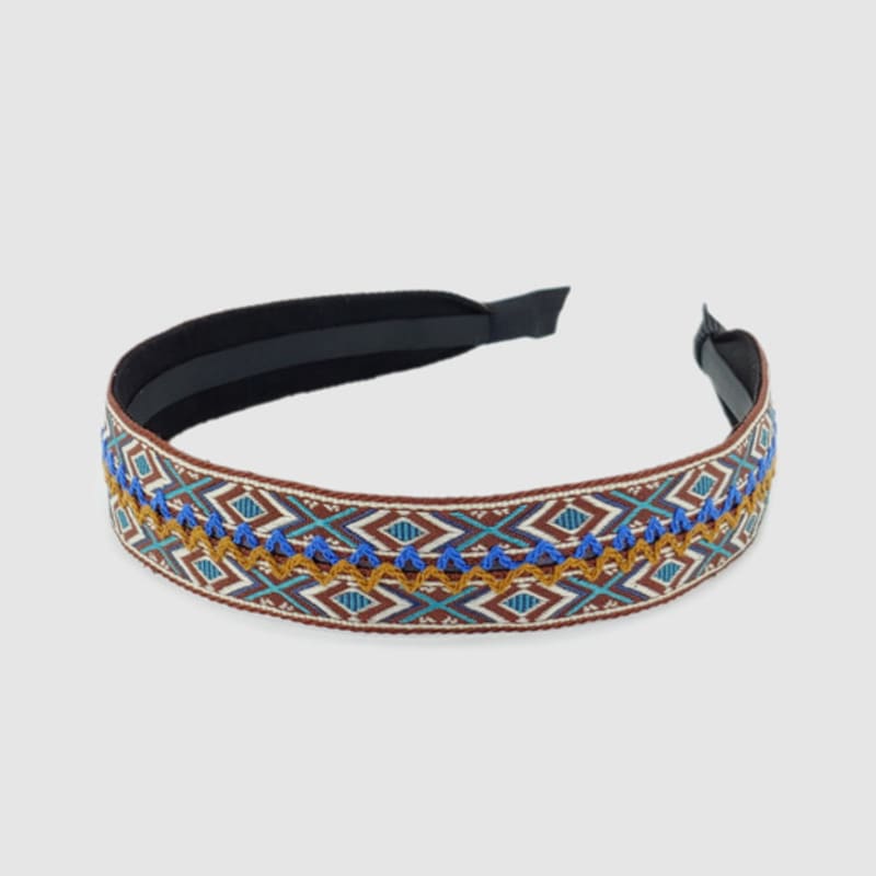 LALA Повязка на голову с африканским узором P-BROWN