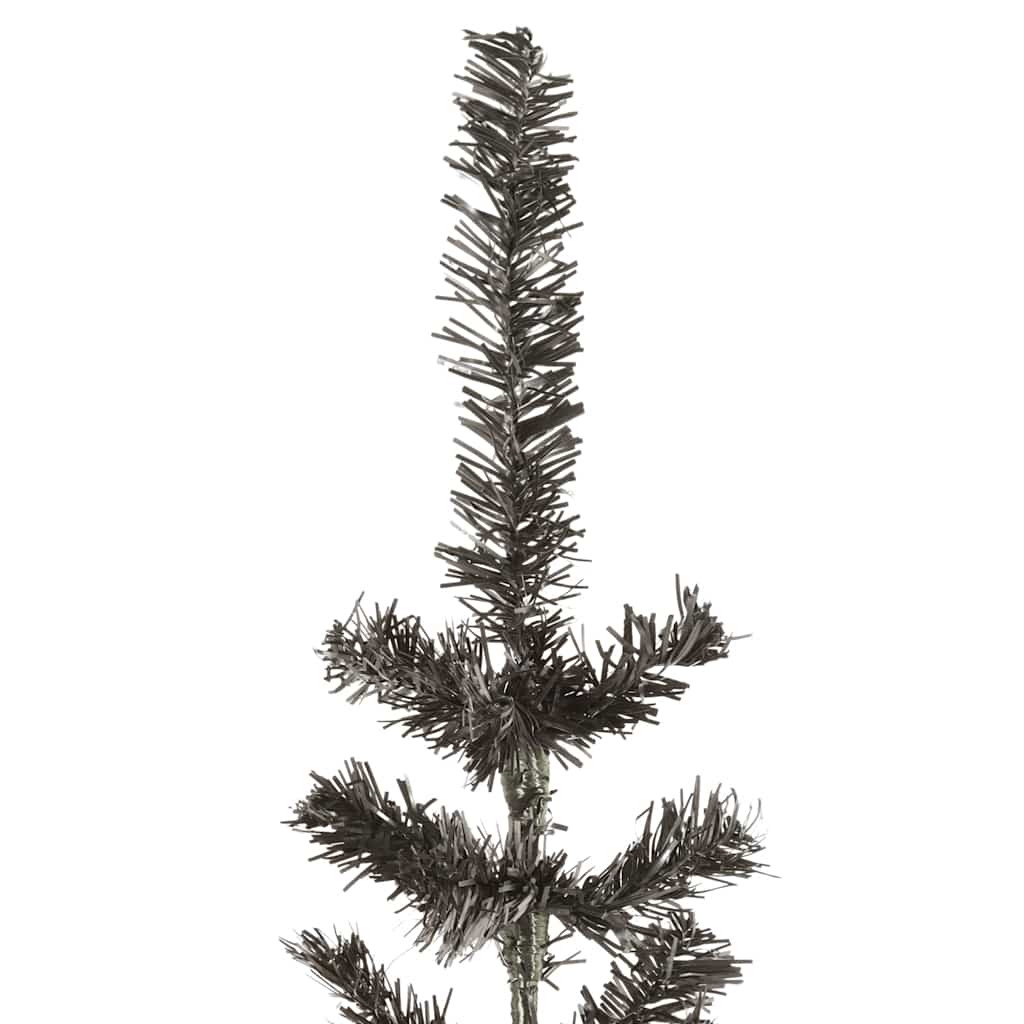 Slim Black Christmas Tree 210 cm