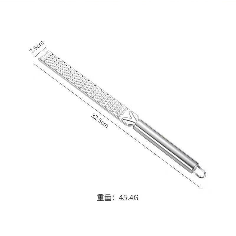 Peeler Ginger Garlic Long Chocolate Grater Cheese Spices Stainless Steel Grater Kitchen 20cm Kitchen Grater Lemon Citrus Fruit