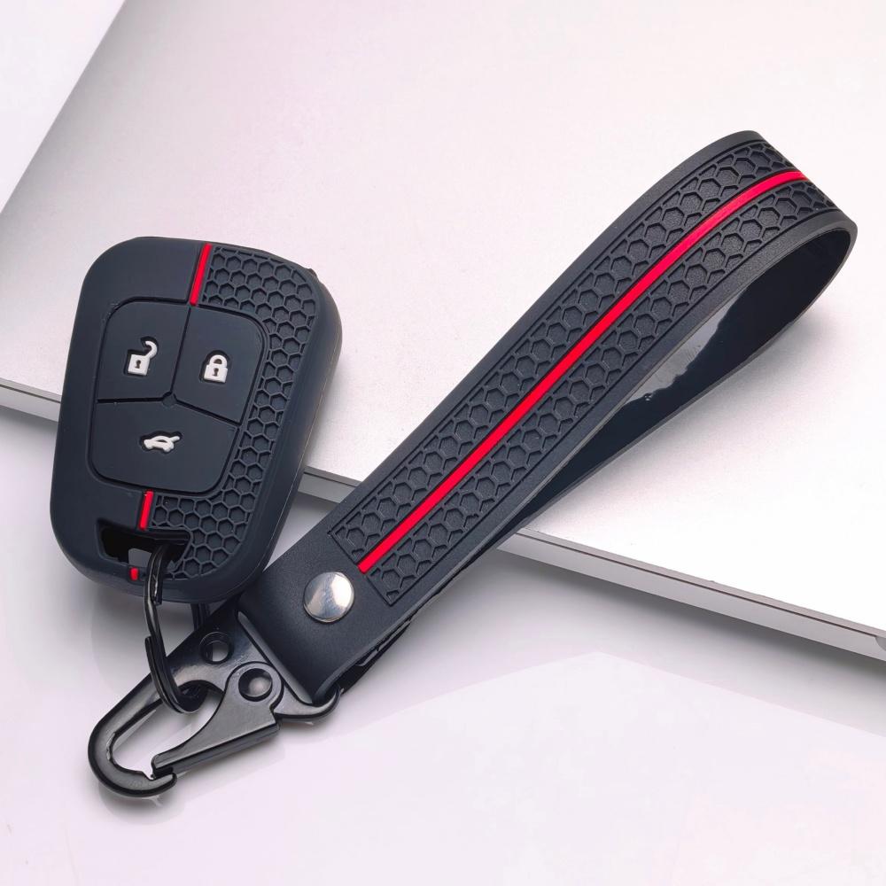 Силиконовый чехол для брелока с кольцом для Chevrolet Cruze Aveo Orlando Captiva Spark для Opel Astra J Insignia Corsa D/E Antara Zafira Mokka, 3-кнопочный