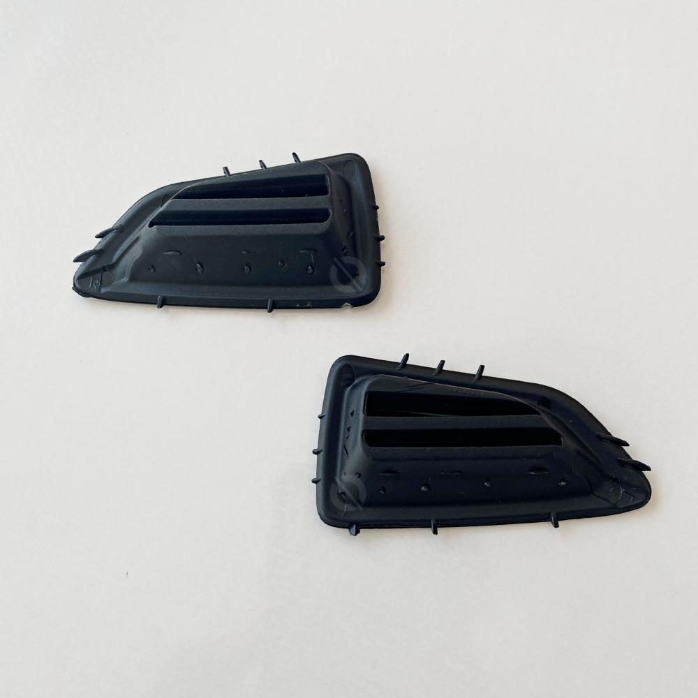 Боковые вентиляционные накладки для Fiesta MK7, левая и правая, черная решетка воздуховода, вентиляционное отверстие на приборной панели для вентилятора отопителя Fiesta 8A61 A045G51 8A61A045G51