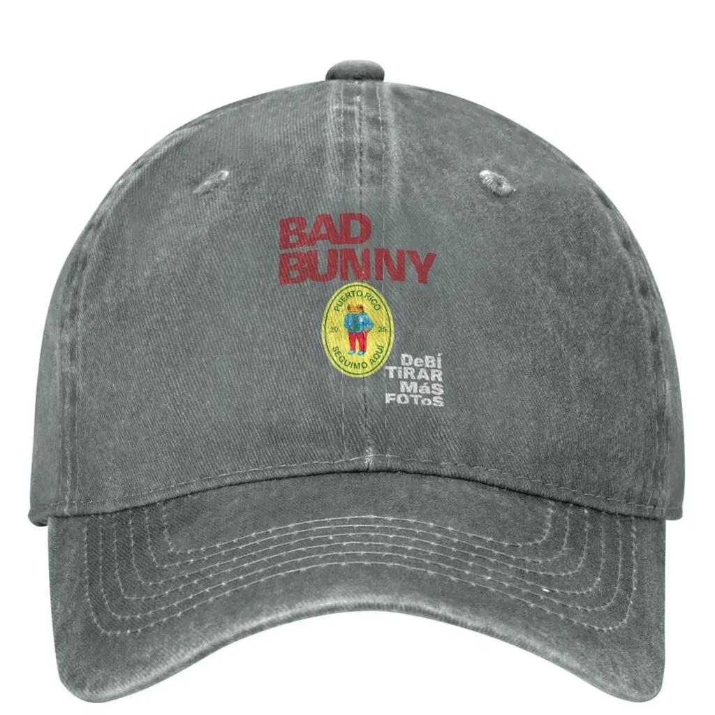 Bads Bunnys DTMF Debi Tirar Mas Fotos 2025 Album Accessories Baseball Caps Caps Hat Casual Outdoor Workouts Sun Cap