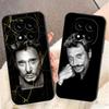 Johnny Hallyday Music Soft Phone Case for Xiaomi Redmi Note 12 13 14 15 Pro Plus 11 12S 11S 11T 10 4G Black Cover Back Shell